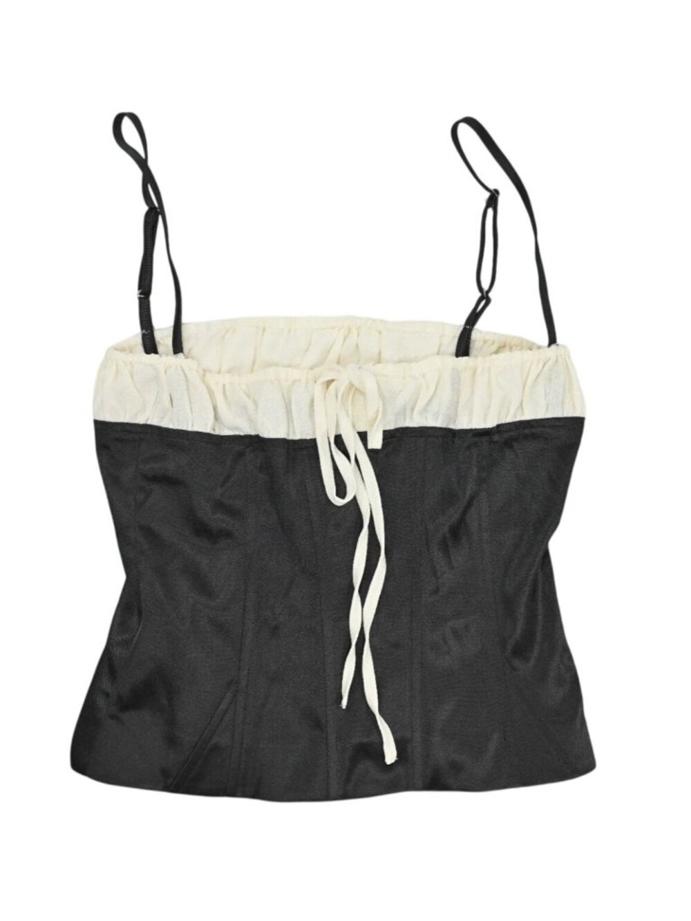 With Jean Sylvie Corset Top in Black